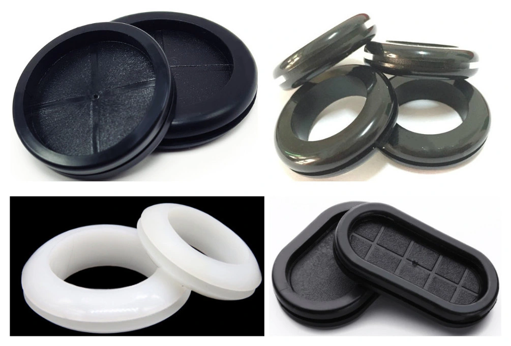 EPDM Silicone Black Rubber Grommet Cable Rubber Grommet Rubber Flat Grommets